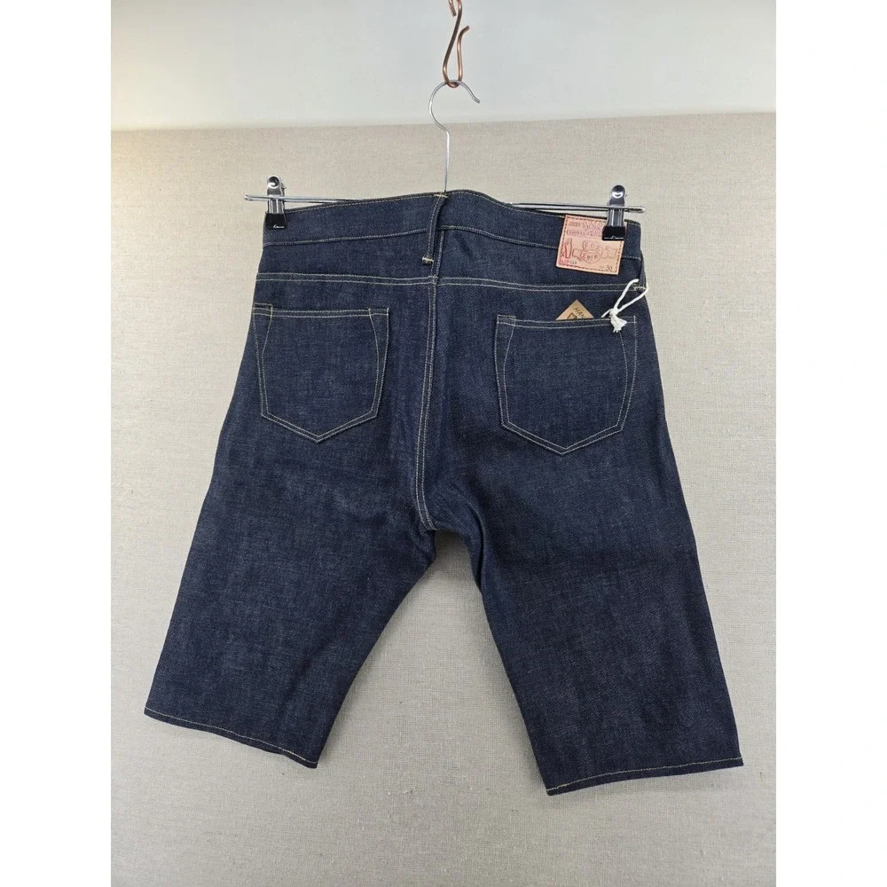 Baird Jeans Shorts Mens 30 Selvedge Jorts Raw Blue Japan Denim Slim Made in USA